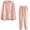 Pink, variant on KIHOUT Clearance Women 2PC Sweatsuit Set Long Sleeve Solid Color Sets Hood Wear Lounge Suit Sport Tops and Pants Set