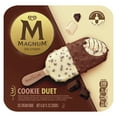 thumbnail image 3 of Magnum Creamy Cookie Duet Vanilla Ice Cream Bars Kosher Milk, 3 Count, 3 of 11