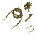 thumbnail image 4 of Unique Bargains 1 Pc Handmade Cord Belt Elegant Leaf Tassel Adjustable Waist Belt Green Brown, 4 of 6
