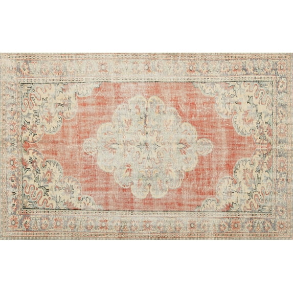 Ahgly Company Machine Washable Indoor Rectangle Traditional Light Copper Gold Area Rugs, 2' x 5'