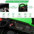 thumbnail image 6 of Shininglove 24V Ride On UTV with Remote Control for Kids, 240W Motor 4-Wheel Drive, 21" Extra Wide Seat for 2 Boys Girs, Max Load 140LB(Green), 6 of 6