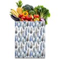 thumbnail image 1 of Vintage Striped Canvas Bag – Retro Style Reusable Tote for Women, 1 of 6