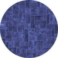 thumbnail image 1 of Ahgly Company Indoor Round Persian Blue Bohemian Area Rugs, 3' Round, 1 of 4