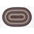 thumbnail image 1 of Capitol Importing 02-743 Tapis Ovale Tressé de 20 x 30 Po - Bleu, 1 of 3