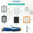 thumbnail image 3 of Replacement Parts for Shark AI AV2511AE AV2501S AV2610WA AV2501AE RV2502AE RV2610WA RV2520 AV2510 2-In-1 AI Ultra Robot Vacuum Cleaner Accessories Kits. Main Brush, HEPA Filter, Foam Filter, 3 of 9