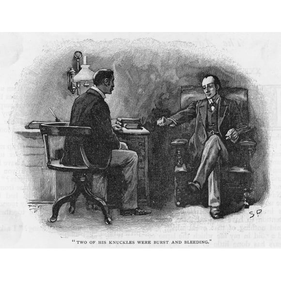 Holmes & Watson 1893 Poster Print By Mary Evans Picture Library (24 X 18)