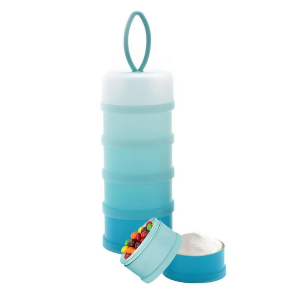 Yungwalm Baby Milk Powder Dispensers 4 Layers Formula Dispenser Large
