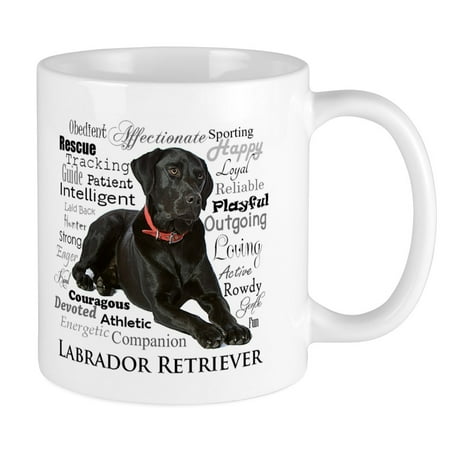 

CafePress - Black Lab Traits Mugs - Ceramic Coffee Tea Novelty Mug Cup 11 oz
