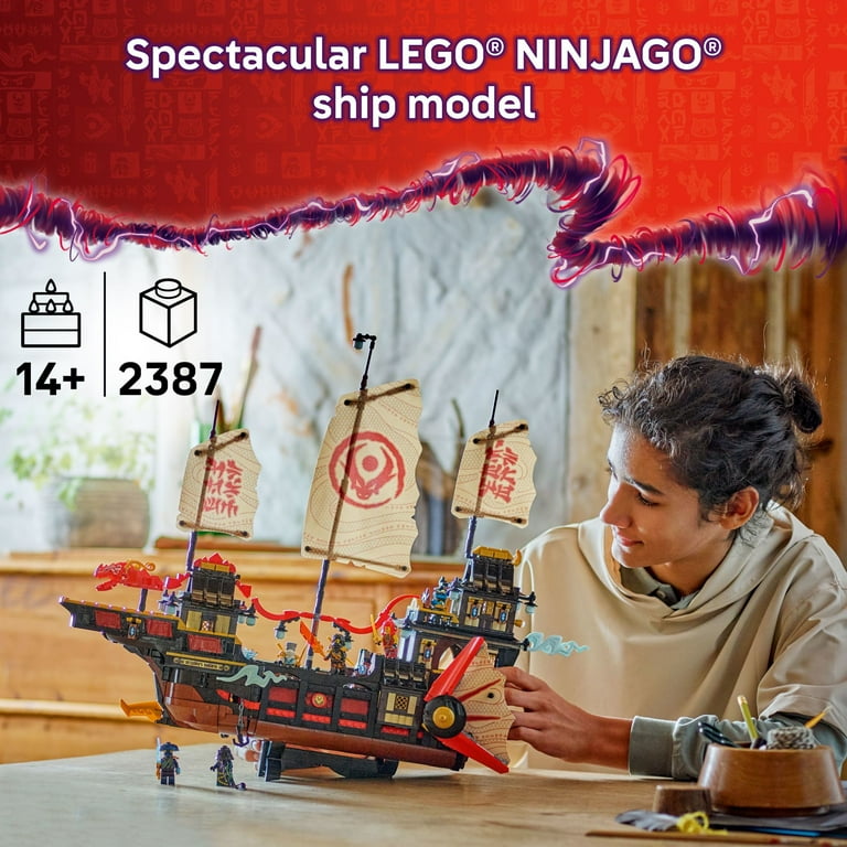 LEGO NINJAGO The Temple Bounty Building Toy Multi-Level Boat W/6