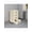 Creamy Yellow, variant on XC Home Storage Cabinet, 4 Tiers Drawer Storage Organizer, 22.44" Storage Cabinet With 4 Universal Wheels For Living Rooms, Bedrooms, Balconies, Kitchens, Bathrooms