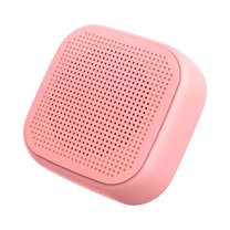 GJX Small Bluetooth Speaker, Mini Portable Wireless Speaker, 49-Foot Bluetooth Range, Enhanced Bass, Support Insert Card, Bluetooth Speaker for Travel, Hiking, Car, Gift Suitable for Children Pink