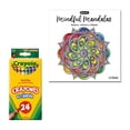 thumbnail image 1 of Kit Libro Colorear Mandala + 24 Crayones Colores Crayola, 1 of 2