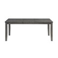 thumbnail image 2 of Topline Home Furnishings Table de salle à manger extensible en bois gris, 2 of 5