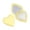 D, variant on D Mini Foldable Hair Brush With Mirror Heart Design Travel