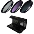 thumbnail image 2 of Vivitar 49mm UV, Polarizer & FLD Deluxe Filter Kit (Set of 3 + Carrying Case) FK3-49, 2 of 2