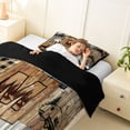 thumbnail image 3 of Erosebridal Retro Camper Kids Twin Comforter Sets,Happy Camping Initial Letter M Theme Bedding Set For Boys Men,Reversible black,2-Piece, 3 of 7