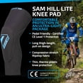 thumbnail image 4 of 7iDP, Sam Hill Lite, Knee Guards, Black, XL, Pair, 4 of 4