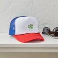 thumbnail image 4 of CafePress - Vintage Shamrock - Adjustable Unisex Printed Trucker Hat with Mesh Back, 4 of 10