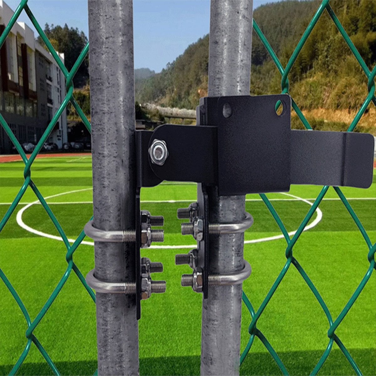 Chain Link Double Gate for 1-3/8inch Gate Frames,Farm Gate Double Gate for Swing