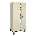 thumbnail image 5 of Sandusky Lee 22-Gauge Welded Steel Mobile Garage Storage Cabinet with Wheels, Putty, 5 of 8