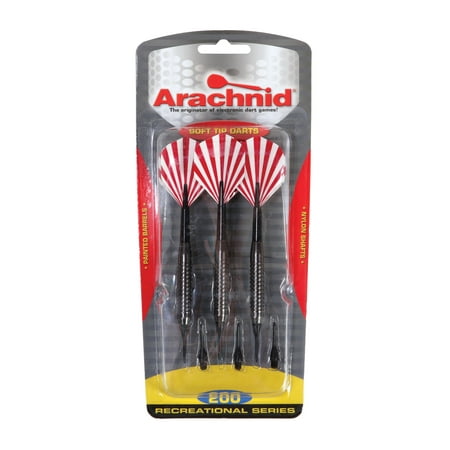 Arachnid SFR200 Entry-Level  Recreational Soft Tip Dart Set Includes Tips  Shafts  Barrels  and Flights