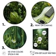 thumbnail image 3 of Designart "Grass Green Melodies On Guitar" Music Floater Framed Wall Art Living Room, 3 of 5