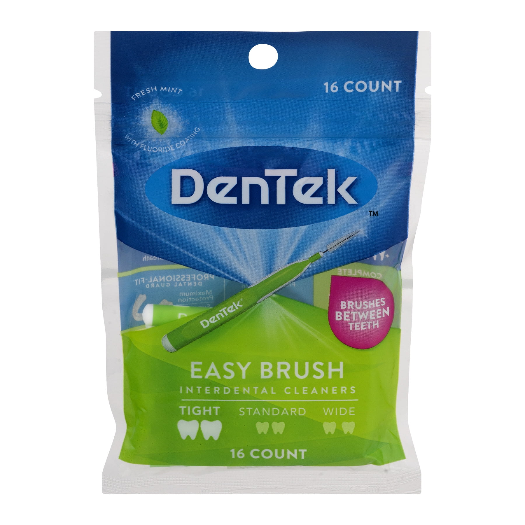 (3 pack) DenTek Easy Brush Interdental Cleaners Tight, 16.0 CT