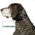 thumbnail image 6 of Toyota Pet Collar, Dog Collar Plastic Buckle, Toyota Gazoo Racing GR North America Logo Black White Red, 9.5 to 13 Inches 1.0 Inch Wide, 6 of 8