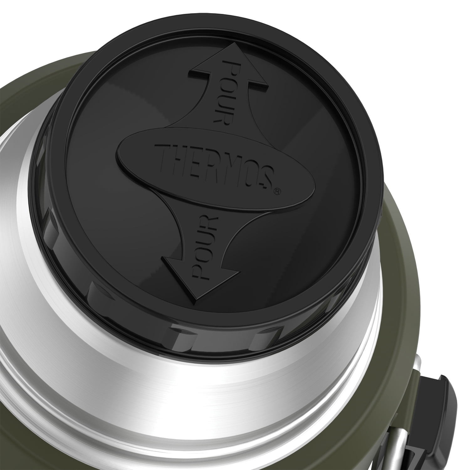 Thermos SK2020AGTRI4 Vacuum Insulated Stainless Steel Bottle, 67.62 fl oz, Army Green