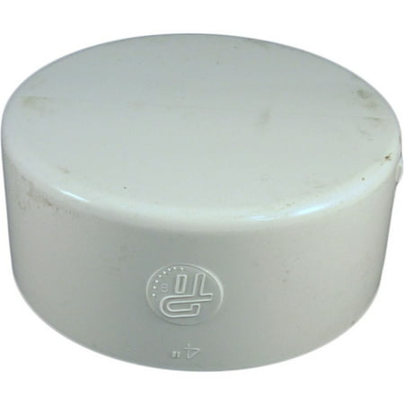 Drain Tray Threaded Fitting - 4 Inch PVC Sewer & Drain Cap Fitting
