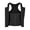 Black, variant on KIWI RATA Mens Neoprene Workout Vest Zipper Closure Body Shaper SaunaStyle Compression Waist Trimmer For Core Support Fitness Training Corset Tank Top