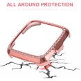 thumbnail image 4 of Milisten Diamond Protective Case Hollow Cover PC Plastic Shell Shockproof Anti-Scratch Sports Accessories for Smart Watch (Pink), 4 of 6