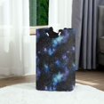 thumbnail image 6 of Yayeee Freestanding Laundry Hamper with Handle Collapsible Large Storage Basket for Clothes, Watercolor Galaxy, 6 of 7