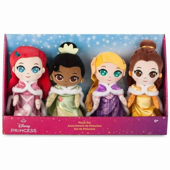 Disney Princess Holiday Soft Doll Set – Small 9''-10'' Toy New With Tag
