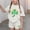 White, variant on Cethrio Girls Summer Outfit Sets, 2 PC Short Sleeve Casual St. Patrick's Day Clothing Sets Beige Size 10-12