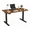 Brown/40" x 24"/39.30 x 23.60 x 45.40 inch, variant on Alvantor Standing Desk, 28.7''- 48'' Height Electric Height Adjustable Home Office Desk with 3 Memory Presets, Sit and Stand Up, T-Shaped Frame