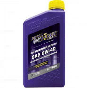 Royal Purple 0W40 Multi-Grade SAE Oil Royal Purple 0W40 Multi-Grade SAE Oil