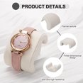 thumbnail image 3 of 4pcs Watch Case Pillows, M Shaped Display Pillow Velvet Cushion Replacement for Bracelet Storage Beige, 3 of 5