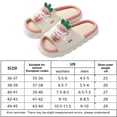 thumbnail image 2 of Lindas y cálidas zapatillas de conejo, cómodas zapatillas de lino para interiores, lino para niñas y niños, 2 of 9