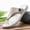 White, variant on Spliced Woven Panel Logo Badge Thong Flip Flop Sandals