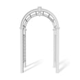 thumbnail image 4 of Vita 60" x 102.25" Nantucket Legacy Vinyl Arbor, White VA84250, 4 of 7