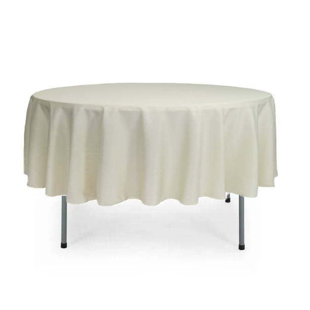 Your Chair Covers 90 Inch Round, 90 Inch Round Linen Tablecloth