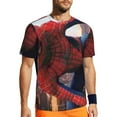 thumbnail image 4 of Spider-Man T-Shirt Léger à Manches Courtes pour Hommes - Tissu Plat 90g, 4 of 7