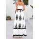 thumbnail image 2 of Vestido PRETTYGARDEN 2025 Floral Boho Maxi Blanco XL, 2 of 8