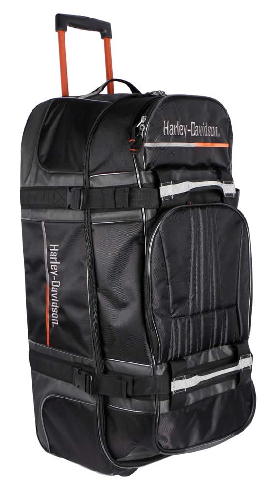 Harley-Davidson 33" On Tour Wheeling X-Large Duffel Bag - Midnight (33"), Harley Davidson