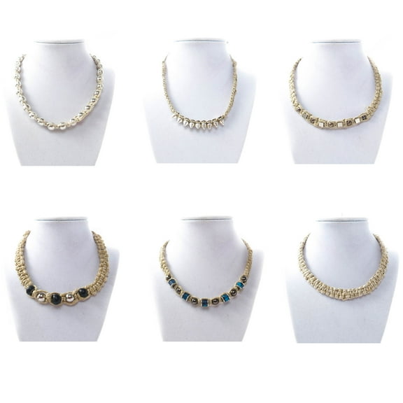 Frogsac Set of 6 Assorted Guy's Hemp Handmade Braided Necklaces