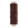 thumbnail image 3 of 1 Roll 0.8mm 25 Meters Thread for Leather Sewing Leather Crafts Hand Stitching and Jewelry Crafts - Deep Brown, 3 of 9