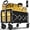 Black, variant on Wagon Cart Foldable, Collapsible Wagon Cart with Wheels Portable, Outdoor Utility Carts for Groceries, Camping, Sports, Garden, Shopping