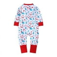 thumbnail image 2 of Bellafa Baby Boys Girls Organic Cotton Zip-Front Sleeper Pajamas, Unisex Infant Chirtmas Footless Sleep 'n Play Romper, 2 of 9