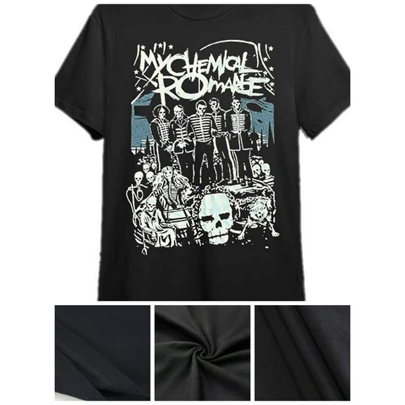 My Chemical Romance Graphic Short Sleeve T-Shirt for Men - Black Collection